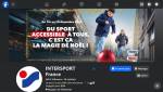La page Intersport France sur Facebook (Crédit : capture Facebook)
