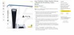 Fiche Amazon PlayStation 5 Édition Standard, avec 1 Manette Sans Fil DualSense