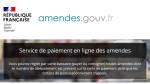 Service paiement des amendes en ligne (Crédit : capture amendes.gouv.fr)