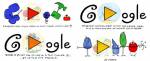 Les 4 Doodles Shadoks sur Google