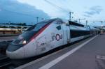 Une rame de train TGV Inoui (Crédit : Viarami)