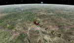 Le périple du Père Noël en direct avec le NORAD (Crédit : capture NORAD Santa)