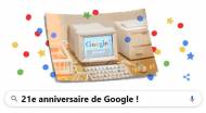 21e anniversaire de Google - Google a 21 ans !