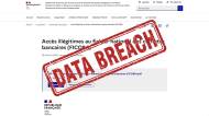 Communiqué de presse accès FICOBA illégitimes en ligne (Crédit : capture .gouv.fr)