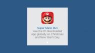 Record Super Mario Run 1er janvier
