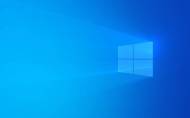 Arrière plan de Windows 10 fenêtre bleue (Crédit : Microsoft)