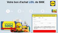 Votre bon d'achat LIDL de 500€ - Facebook