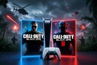 Call of Duty Black Ops et Black Ops 2 avec une manette PS5 (Crédit : illustration Alex.I)