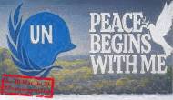 Casque bleu pour le Peacekeepers Day (Crédit : Alex.I Grok)