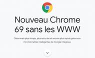 Google Chrome 69 sans WWW
