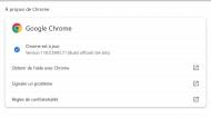 Capture Navigateur Chrome 118 ( version 118.0.5993.71 )