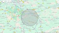 20 km autour du fin fond de la Seine-et-Marne (Crédit : mapdevelopers.com)