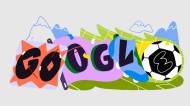 Doodle UEFA Women’s EURO 2025 (Crédit : Doodle Google)