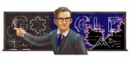 Doodle Benoît Mandelbrot sur Google.fr