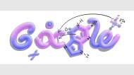 Célébration de l’ADN avec le Doodle de Google (Crédit : Google)