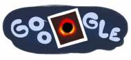 Doodle Google Première image d'un trou noir