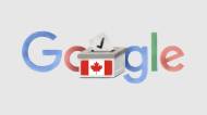 Élections fédérales canadiennes de 2025 avec un Doodle sur Google