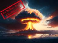 Illustration d’une explosion nucléaire ( AI et Photoshop )