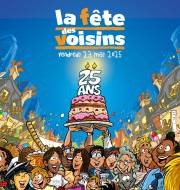 Affiche officielle de la Fête des Voisins 2025 (Crédit : Presse FDV2025)