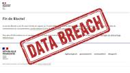 Page fin de Bloctel et tampon Data Breach (Crédit : capture site web)