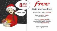 Free Mobile forfait spécial à 8,99 € par mois à vie