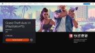 La page de GTA 6 sur le PlayStation Store (Crédit : capture modifiée Sony)