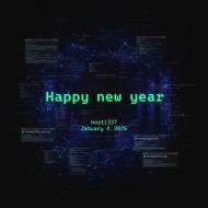 Happy new year 2026 ambiance Dark Web (Crédit : Alex.I)