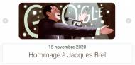 Doodle Jacques Brel sur Google.fr