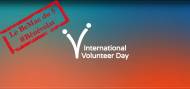 Journée internationale des Volontaires - Volunteer Day Logo