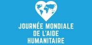 Bannière de la Journée mondiale de l’aide humanitaire