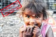 Journée mondiale contre la faim : fillette dans un bidonville en Inde