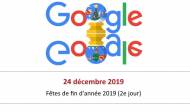 Doodle Joyeuses Fêtes 2019 de Google 2e jour