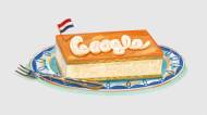Koningsdag : le jour du Roi avec un gâteau Tompouce fêté par Google