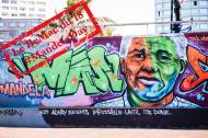 Mandela Day : graffiti Nelson Mandela 1918 - 2013