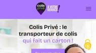 Page d’accueil de Colis Privé (Crédit : capture Colis Privé)