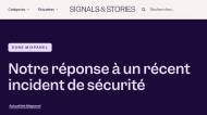Page du message de sécurité Mixpanel (Crédit : capture Mixpanel)