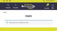 Page panier de France Ventilation (Crédit : capture sur site web)