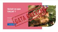 Page Vacaf et tampon Data Breach (Crédit : capture web.archive.org)