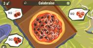 Doodle Google interactif sur les pizzas ( Pizza Calabresa )