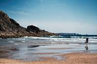 Une plage en Bretagne avant le week-end (Crédit : Ylagarrigue)