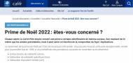 CAF et Pôle emploi - Prime de Noël 2022 reconduite : êtes-vous concernés ?