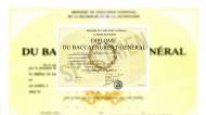 Le diplôme du baccalauréat général (spécimen)
