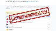 Résultats municipales 2026 Marseille 13001 (Crédit : capture site web)