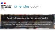 Service paiement des amendes en ligne (Crédit : capture amendes.gouv.fr)