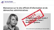 Capture du site web Service-public.gouv.fr (Crédit : Gouv.fr)
