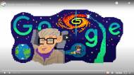 Doodle Google 315 ans Stephen Hawking