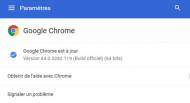 À propos de Google Chrome 64.0.3282.119