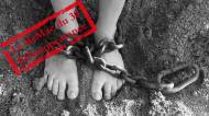 Journée internationale des victimes de disparition forcée (chaines aux pieds )