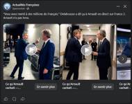 Vous avez menti à des millions de Français : arnaque sur Facebook (Crédit : capture Meta)