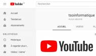 Aperçu gestion de chaîne YouTube TSO